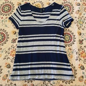Womens Striped Tee Size M